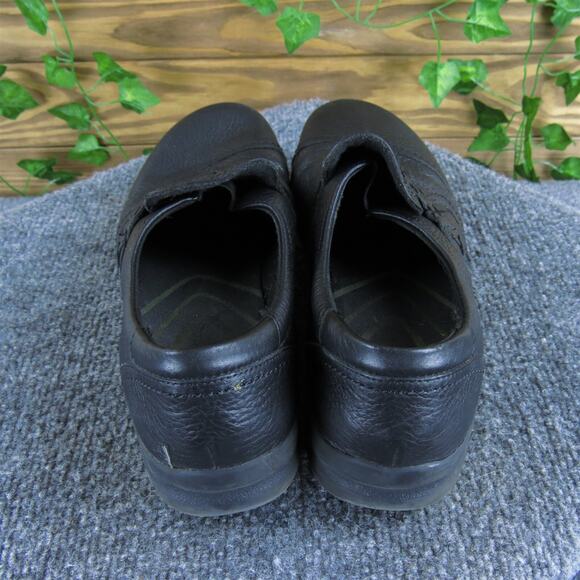 Clarks Women's In-Motion Clog Black Leather Sz 8.5 Medium Used 2025 - Picture 4 of 6